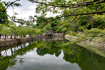 Fototapeta na wymiar Hikone city in Shiga prefecture, Japan