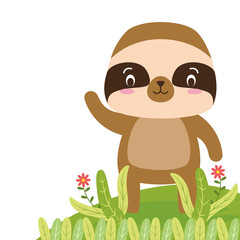Obraz premium cute animal cartoon