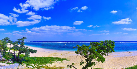 宮古島東海岸。吉野海岸からのパノラマビュー