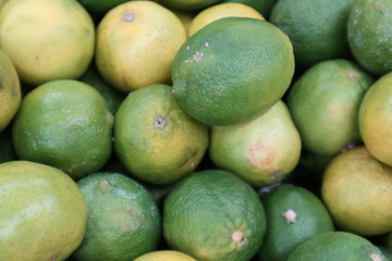 fresh lemons and limes