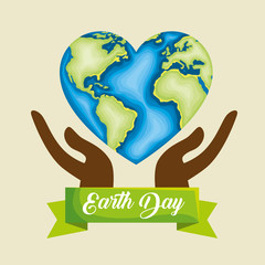 hands with heart planet conservation to earth day