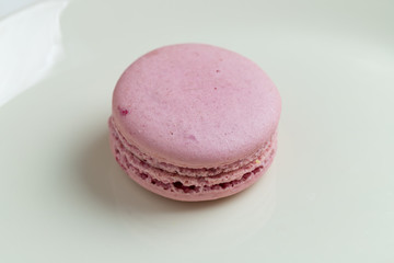 one purple macaroon