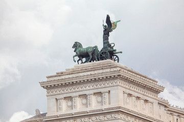 Top of the Altare della Patria in Rome