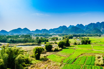 landscape in the mountains   