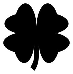 Lucky Four Leaf Clover Icon
