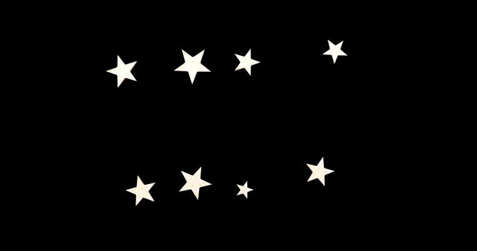 3d Animation Of a Cartoon onomatopoeia Comic Book Style With Alpha layer