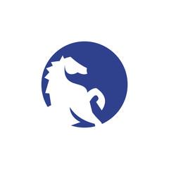 Horse logo icon design template