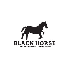 Horse logo icon design template