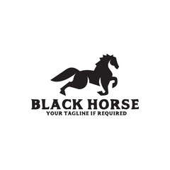 Horse logo icon design template