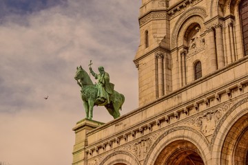 Estatua en Sacr&eacute; Coeur Paris