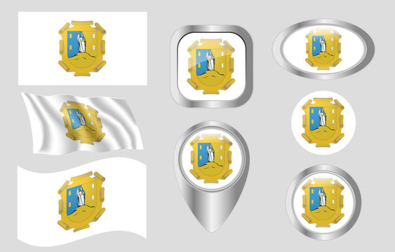 Flag of San Luis Potosi, Mexico