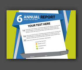 Annual report Brochure design template vector. Business Flyers infographic magazine poster. Abstract layout template ,Book Cover presentation portfolio