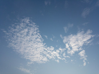 Naklejka na ściany i meble morning sky with beautiful clouds