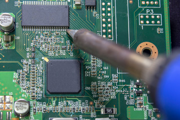 Repair and diagnostic of electronic circuit board