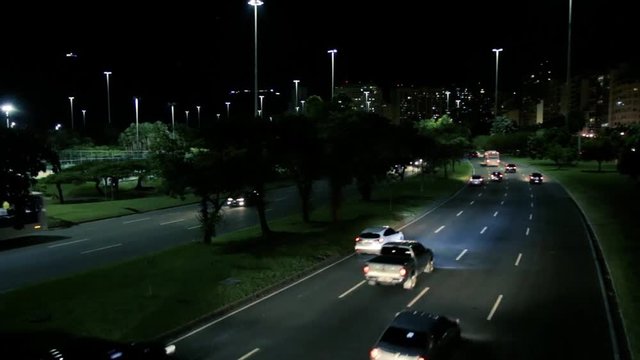 Night Traffic/Tr&aacute;fego Noturno &ndash; Aterro do Flamengo &ndash; RJ