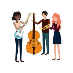 group of people with musical instruments