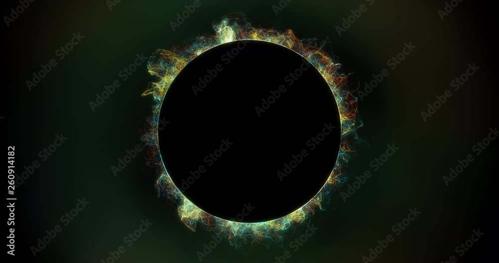 Poster sun solar flare particles coronal mass ejections, abstract particles background with corrupted point
