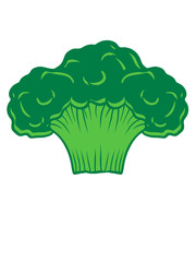 brokkoli clipart gesund vitamine gemüse essen ernähren lecker hunger kochen blumenkohl comic cartoon lustig design