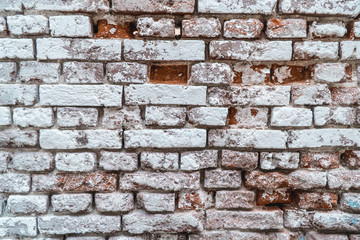 Texture of the old brick wall
