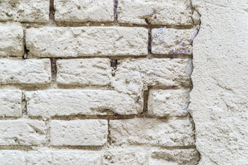 Texture of the old brick wall