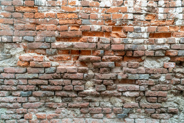 Texture of the old brick wall