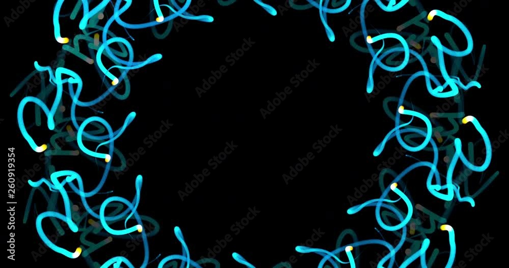 Poster abstract graphic structure of many glowing lines and particles. futuristic connection concept. creat
