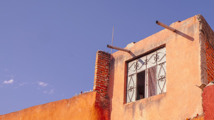 Mexico, Colorful building and streets of San Miguel de Allende in historic city center