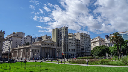 Fototapeta na wymiar Buenos Aires the capital of Argentina, amazing megapolis in South America