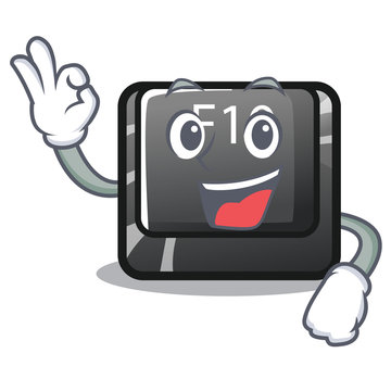 Okay button f10 on a keyboard character