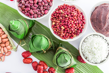 Chinese traditional festival delicacies Dragon Boat Festival Zongzi..