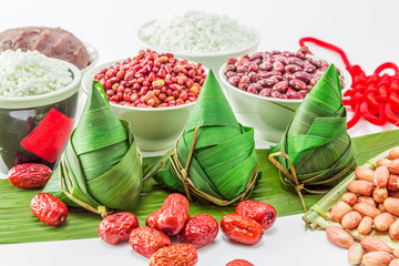 Chinese traditional festival delicacies Dragon Boat Festival Zongzi..