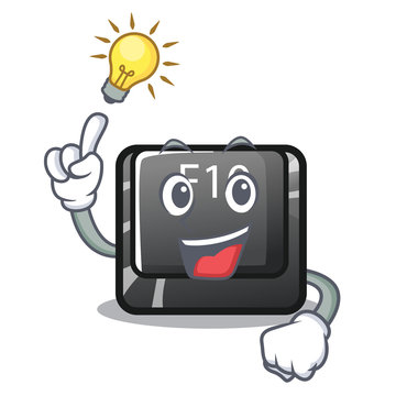Have an idea f10 button installed on cartoon computer