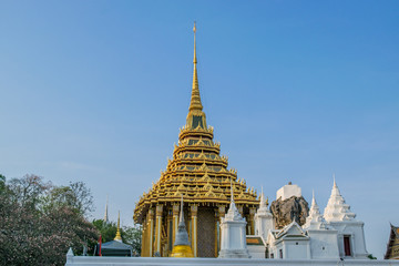 Fototapeta premium Wat Phra Phutthabat. Famous ancient buddhist temple located in Thailand