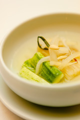 Korean food water kimchi