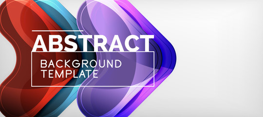 Shiny glossy arrows background, clean modern geometric design, futuristic composition