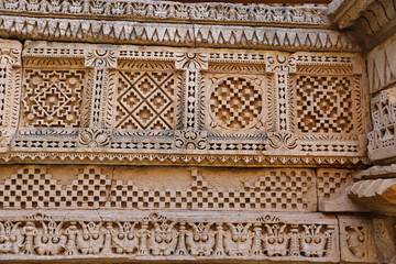 Rani ki vav, an stepwell on the banks of Saraswati River in Patan. A UNESCO world heritage site in Gujarat, India