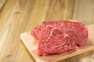 ランプステーキ肉