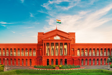 High Court Of Karnataka.Bangalore,INDIA - obrazy, fototapety, plakaty
