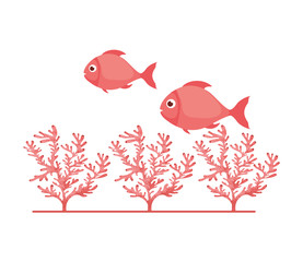 fish pattern isolated icon