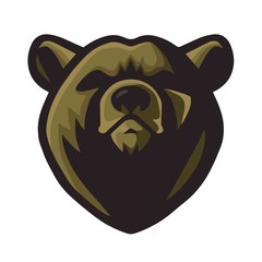 Bear Logo Vector Mascot Design Illustration Icon
