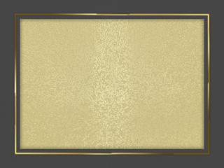 Fototapeta premium Border with abstract geometric background. 3D illustration