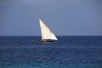 Fototapeta premium Nungwi Beach, Zanzibar, Tanzania, Indian ocean