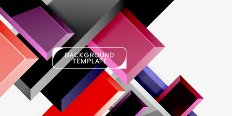 Glossy arrows geometric background