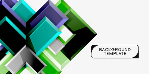 Abstract arrows composition background