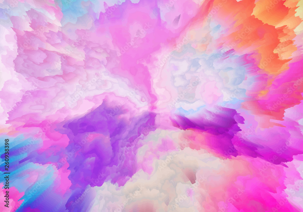 Poster bright colorful background with watercolor splashes. abstract holi paint texture. rainbow colored ba
