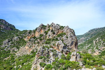 Fototapeta na wymiar Greek big hill mountain