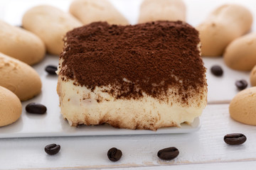 Tiramisu with ladyfingers.
