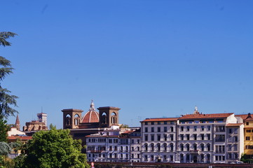 View of Florence from Saint Nicholas ramps, Italy