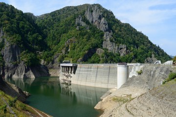 Fototapeta na wymiar 北海道豊平峡ダム