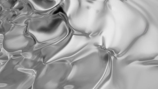 abstract liquid. wave background. grey background. silver texture. Lava, chromium, mercury, liquid metal